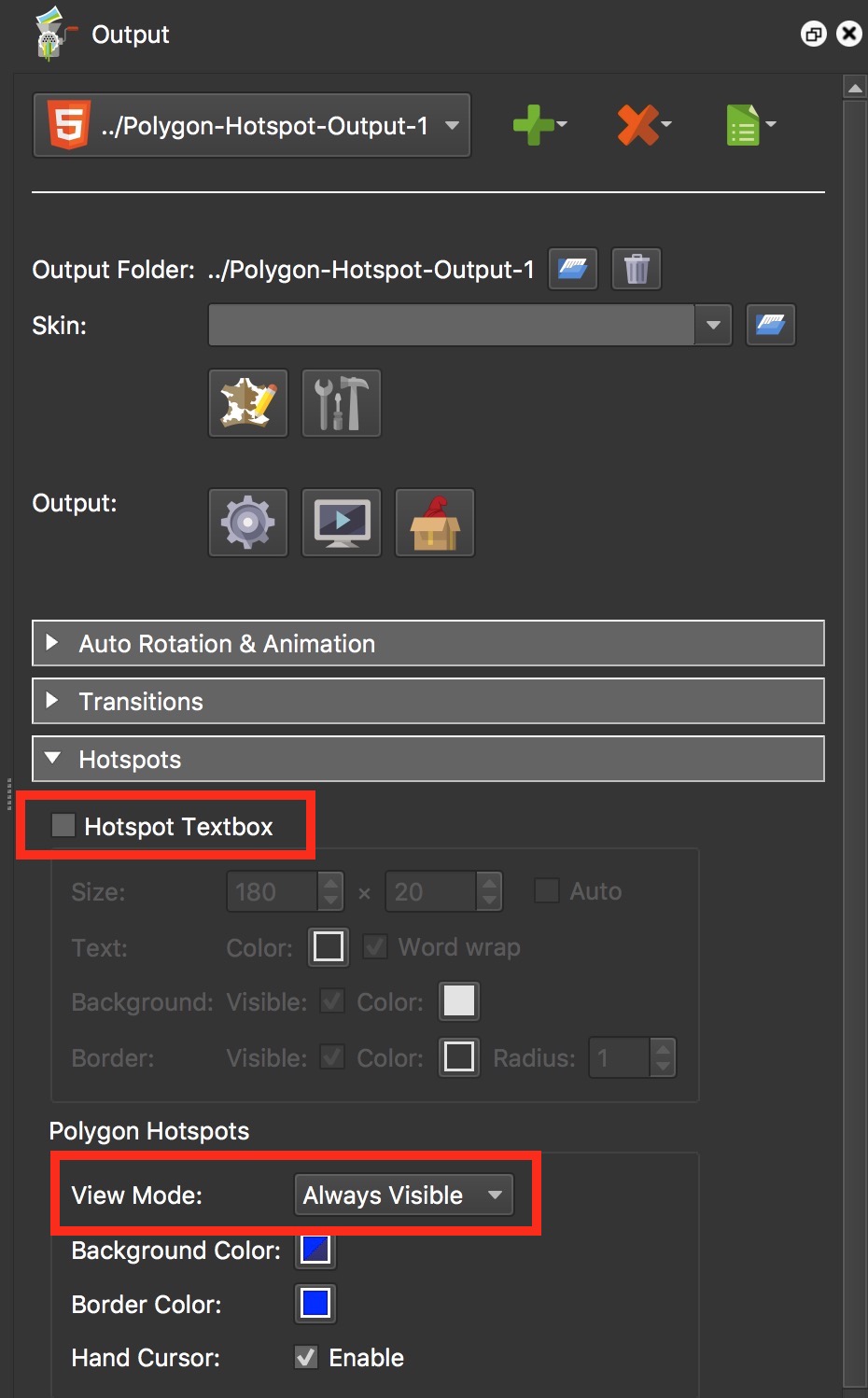 Figure #7: Global Hotspot Settings