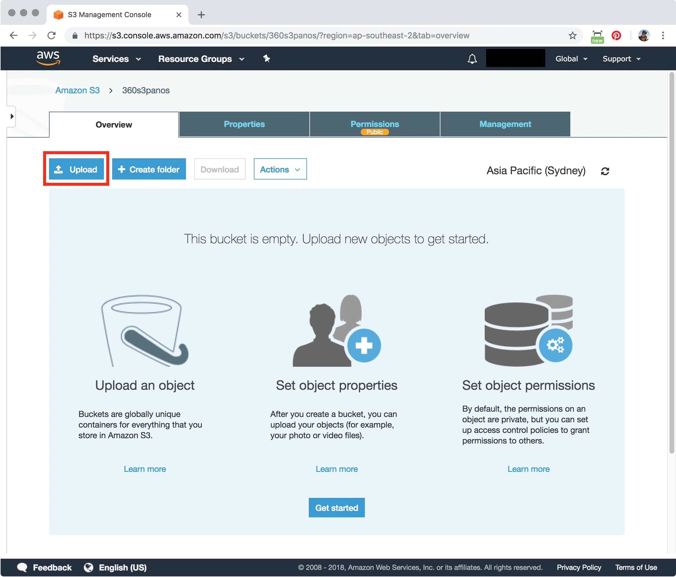Figure #34: Upload Button