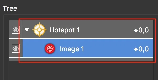 Figure #13: Image1 as a child of Hotspot1