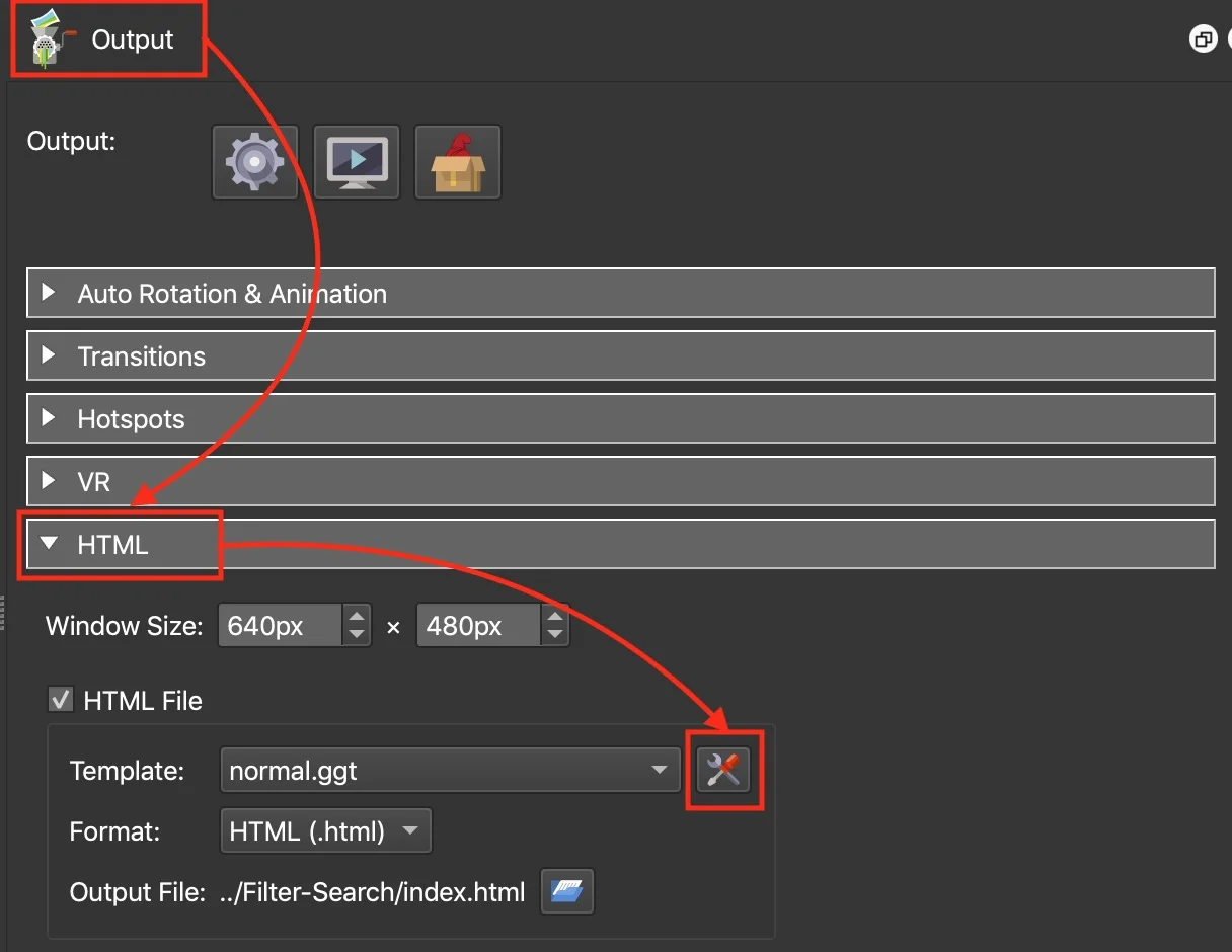 Figure #5: Edit Template button