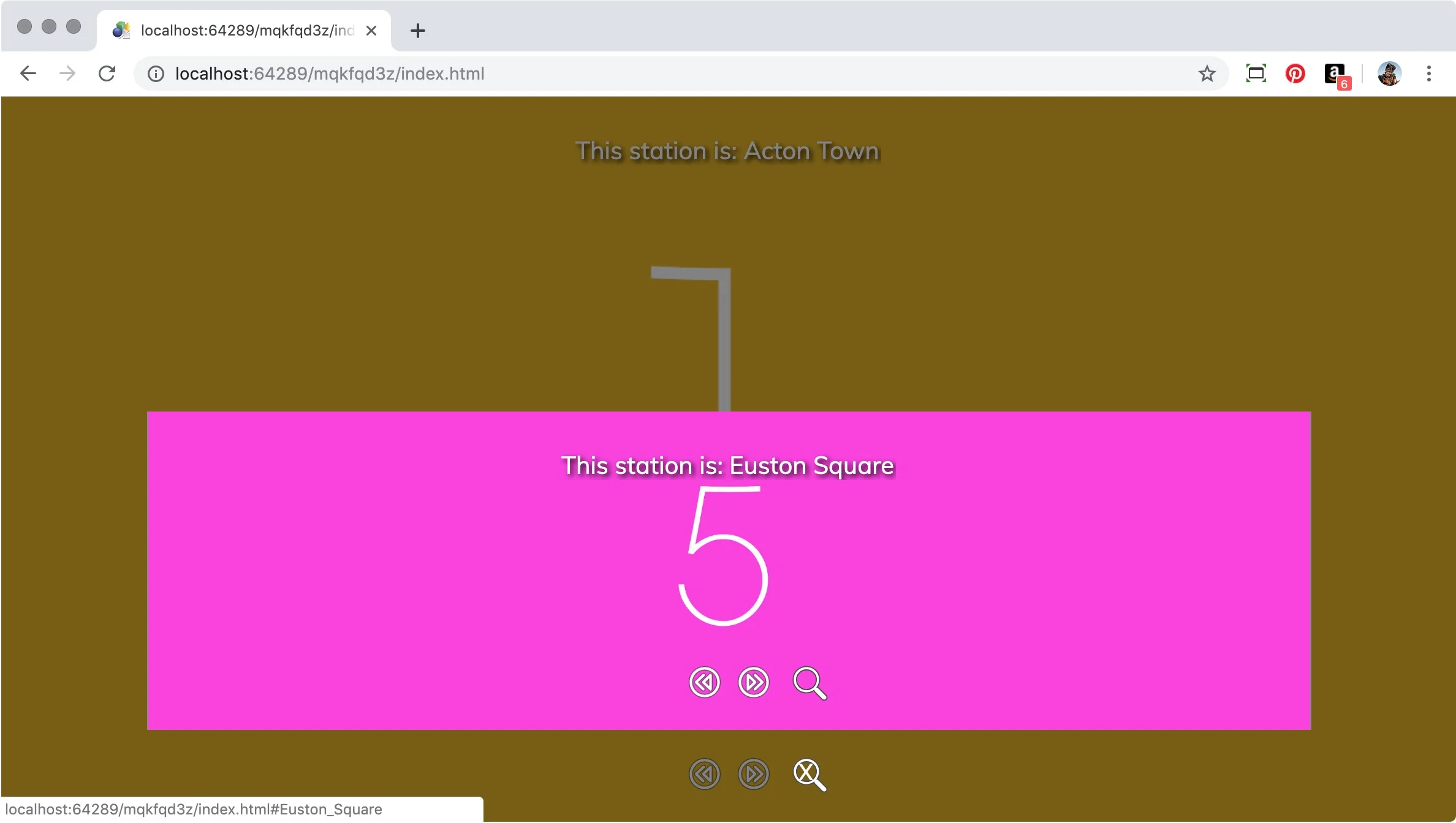 Figure #16: Link opens in the iFrame