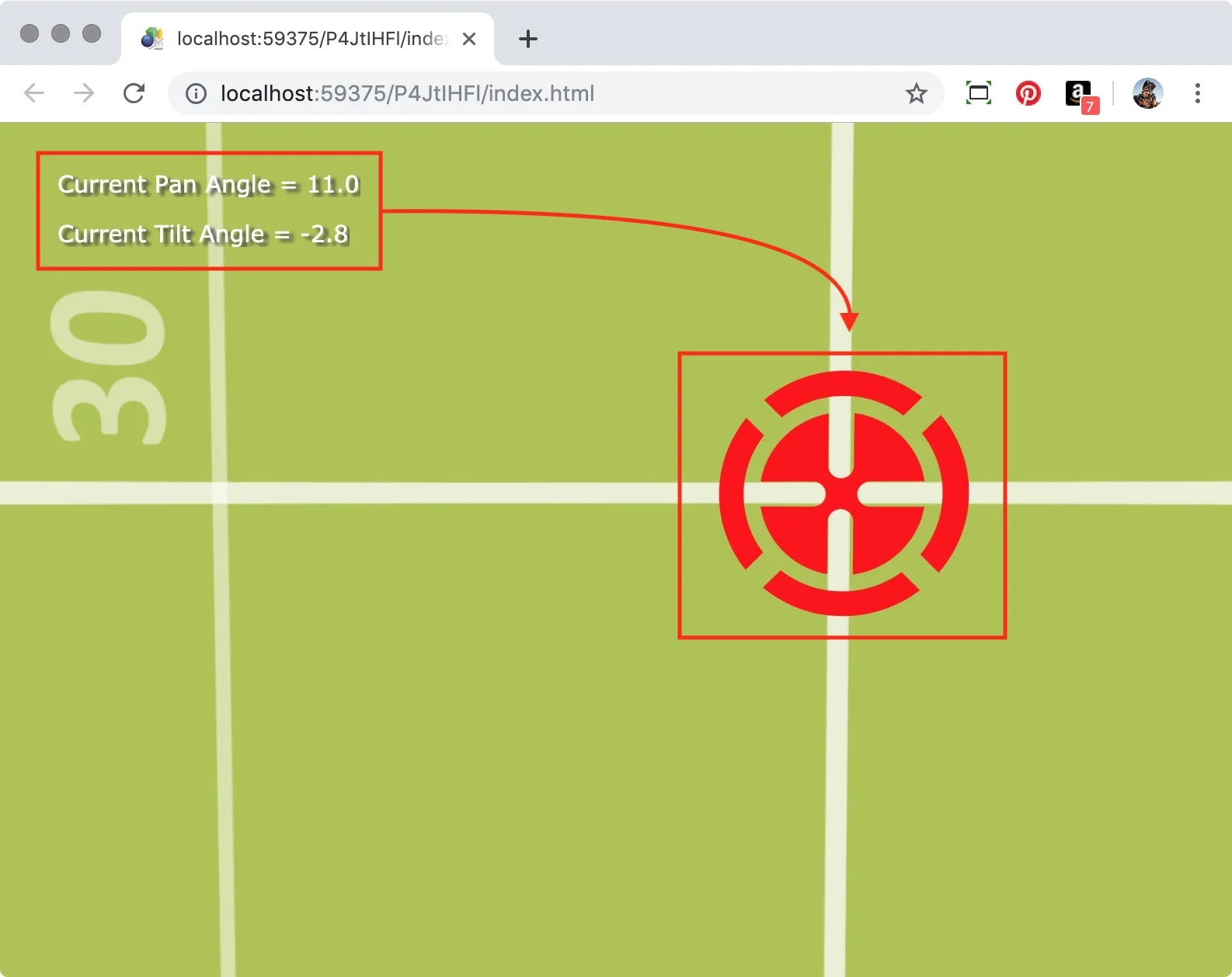 Figure #8: SVG1 scaled to X: 1:00 and Y: 1.00