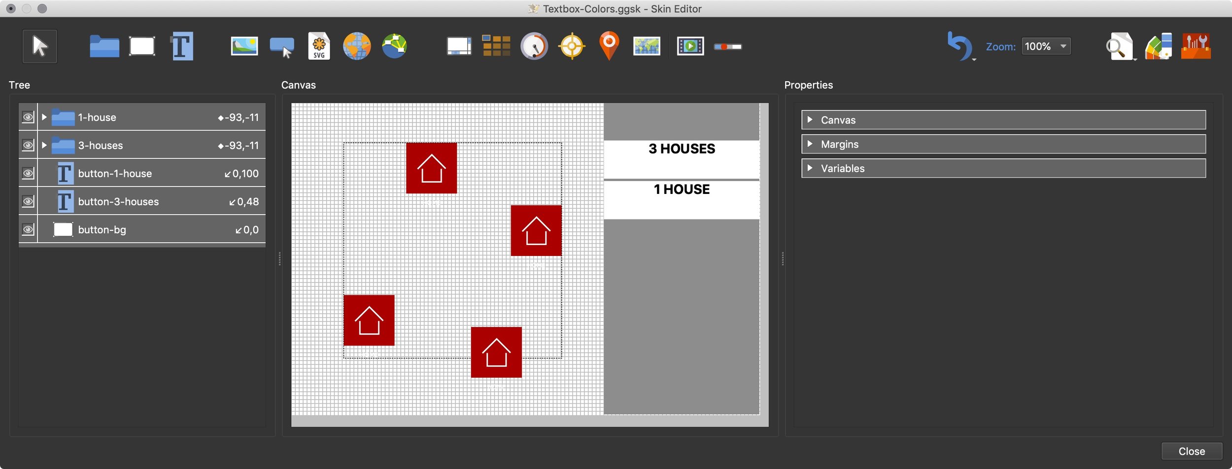 Figure #5: Textbox-Colors skin