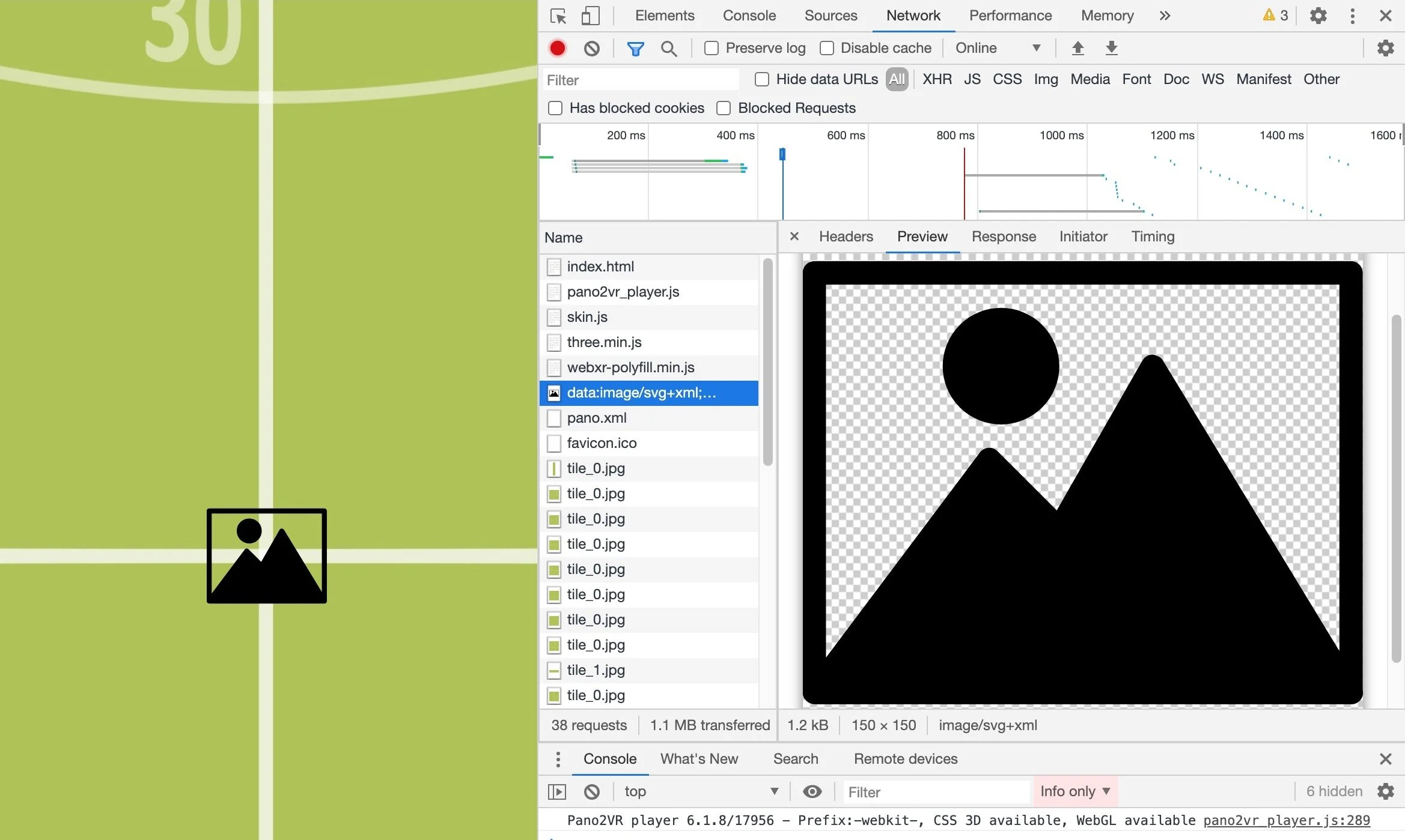 Retrieve SVG Images from a Pano2VR Skin