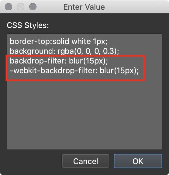 CSS Backdrop-Filter Blur Effect — tony redhead
