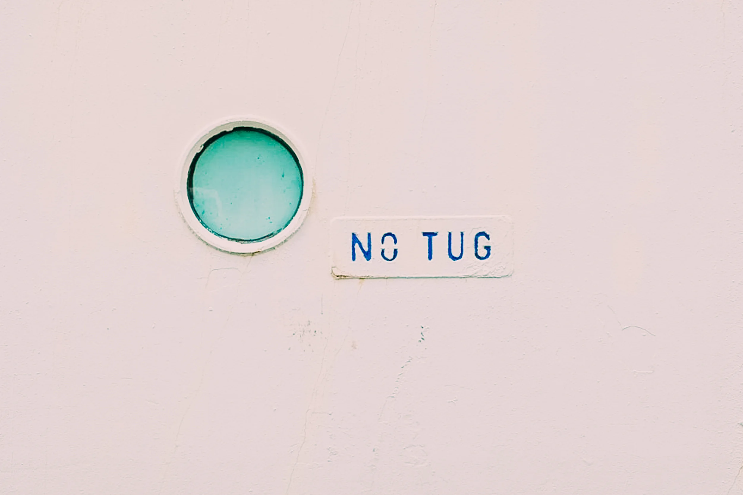 No tug.