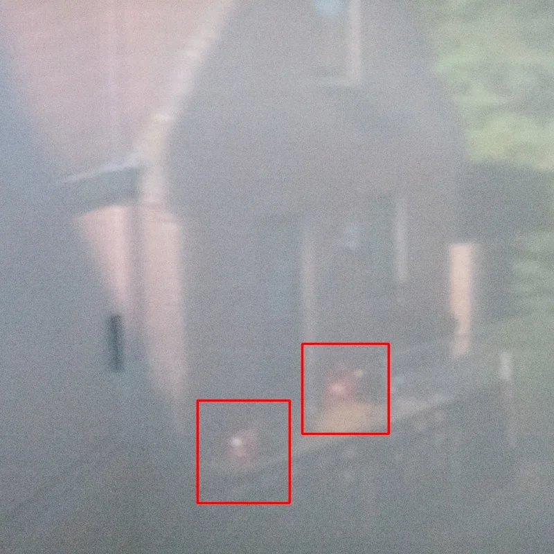 Rotated photo showing the beer crates