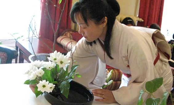ikebana workshops lessons demonstrations