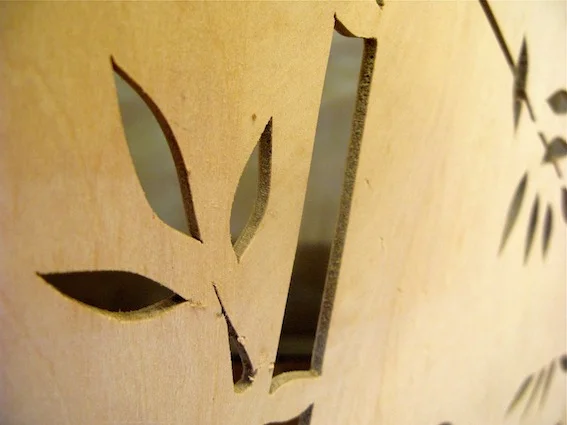 Hand-Made Wooden Screen