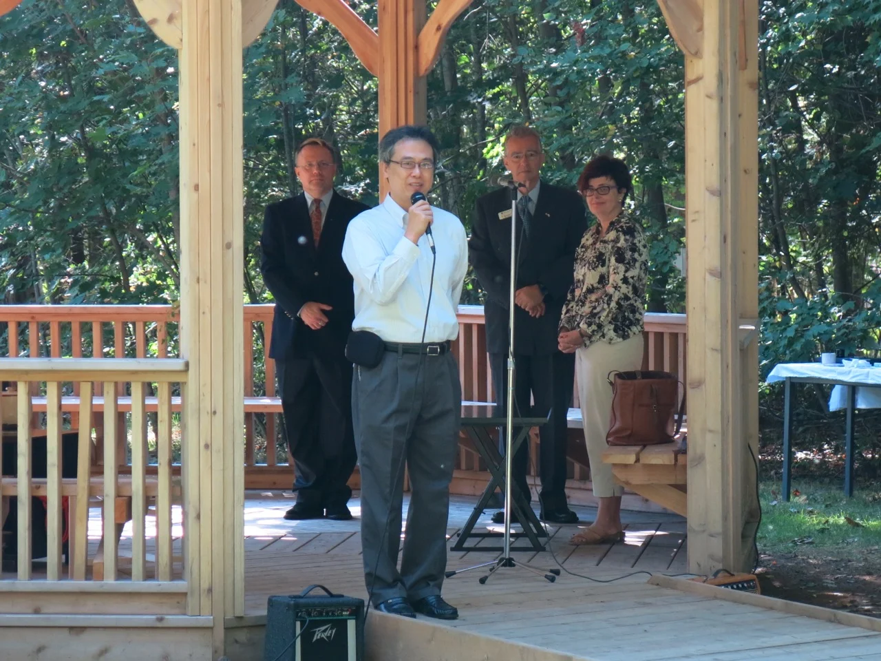 Mr. Tatsuo Arai, Consul General of Japan at Montreal sharing a few words.