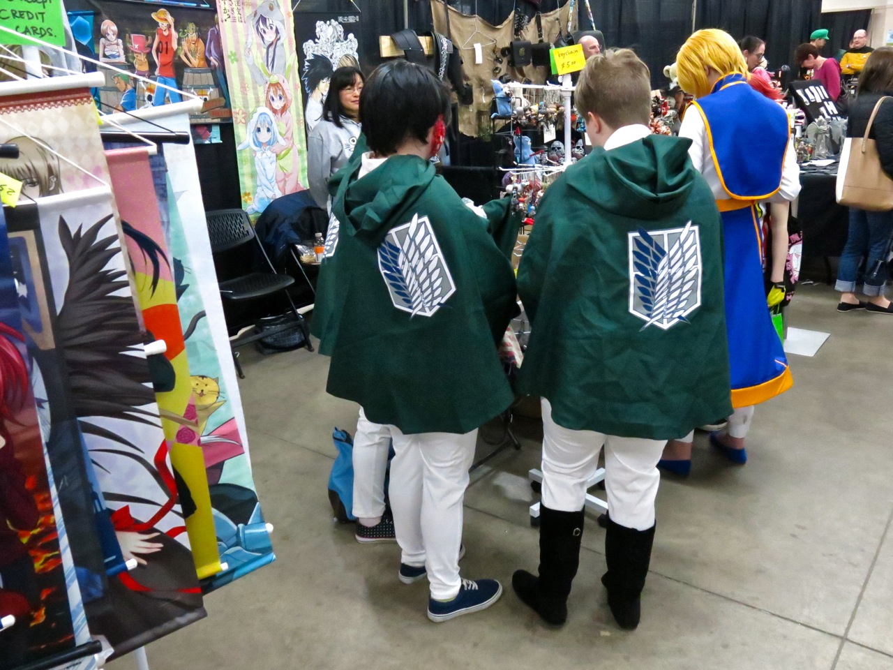 The Attack On Titan Survey Corps descended on our booth!