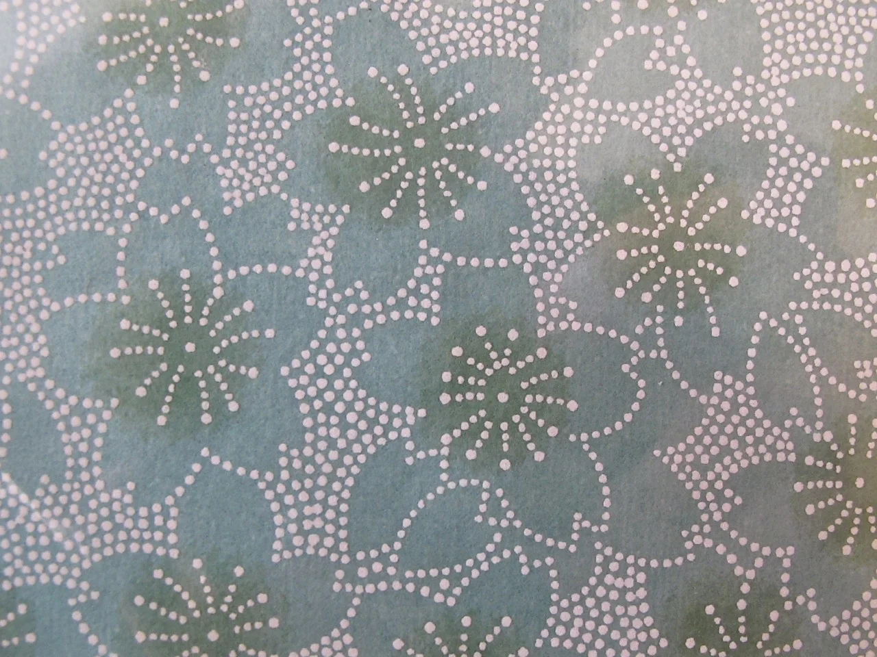 Cherry blossoms on chiyogami paper.