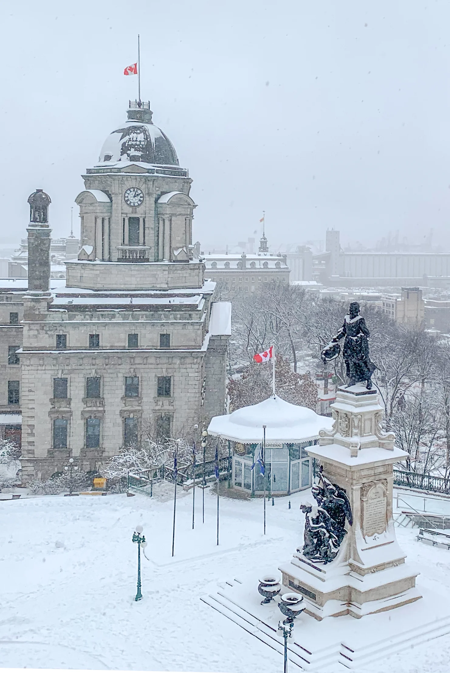 View from the Chateau Frontenac, Québec City