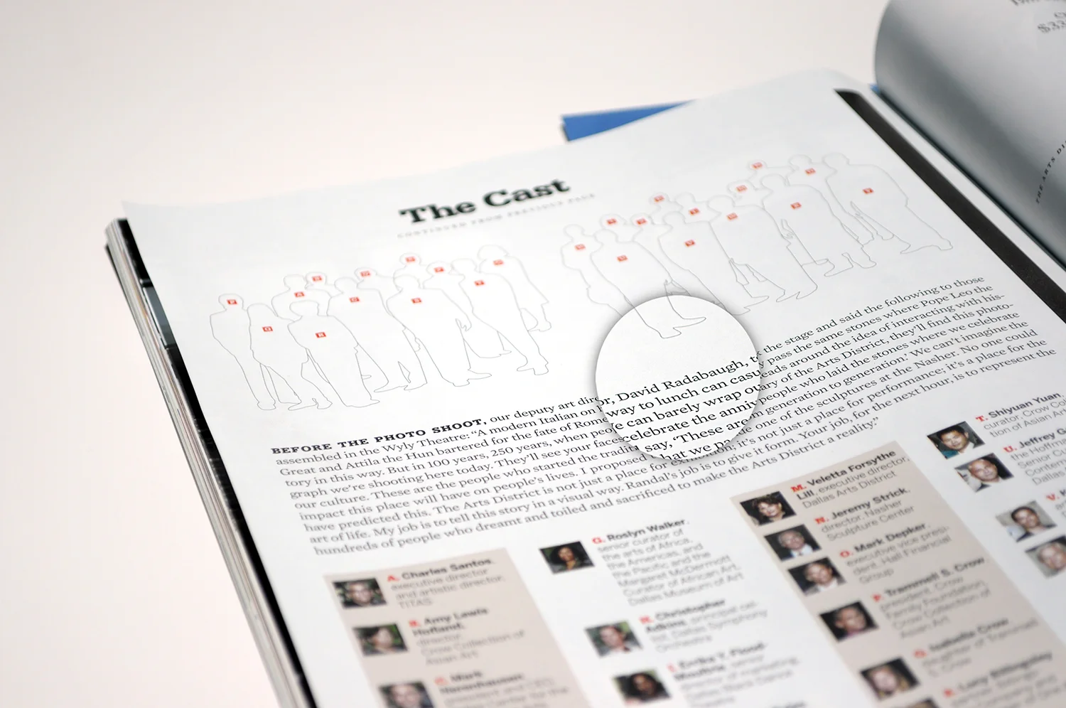 A page from D Magazine, October 2009