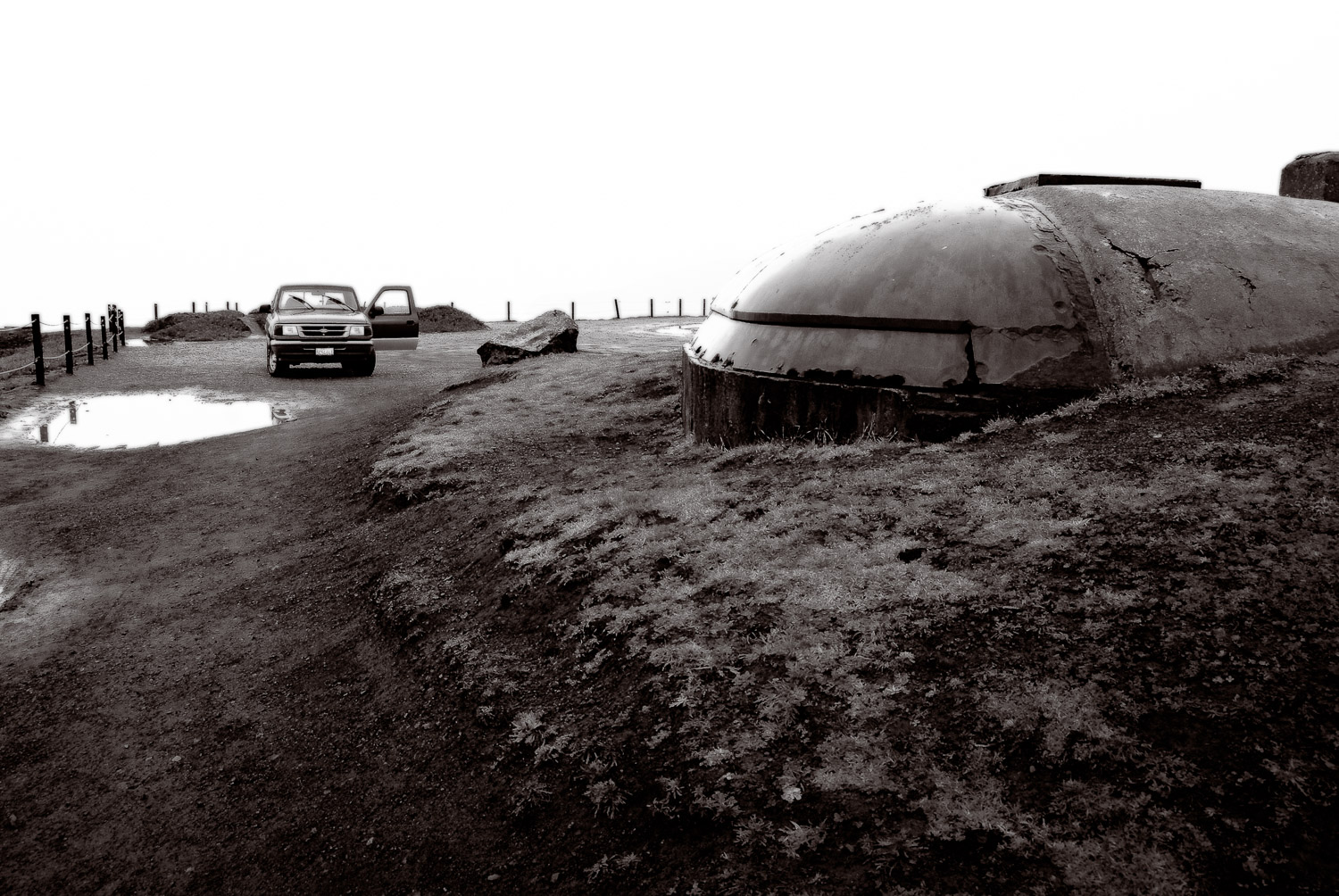 Bunker with Truck, Marin Headlands | Mark Lindsay