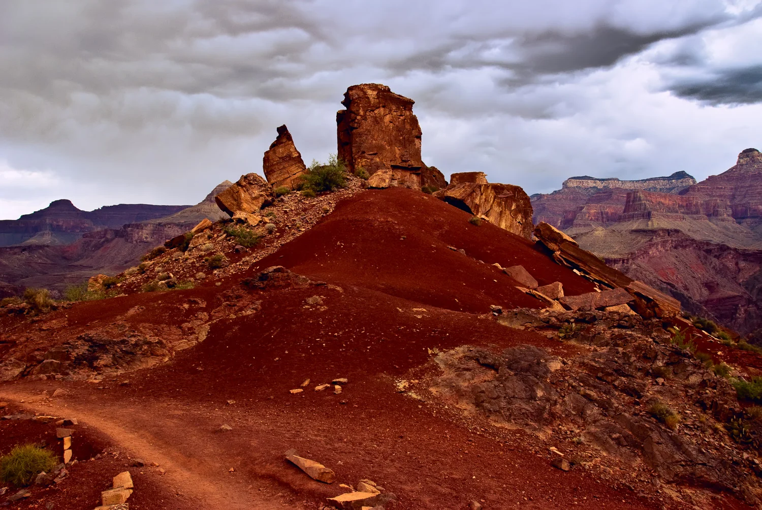 Pinnacle before Storm, Grand Canyon | Mark Lindsay