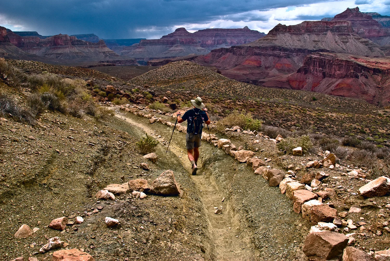 Impending Storm, South Kaibab Trail | Mark Lindsay