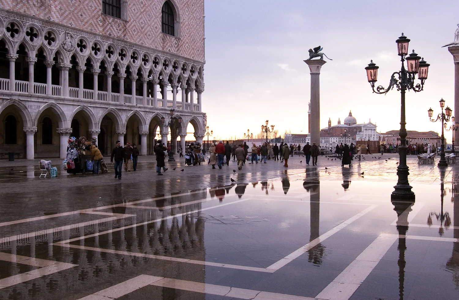 Acqua Alta, Piazzetta, Venice | Mark Lindsay