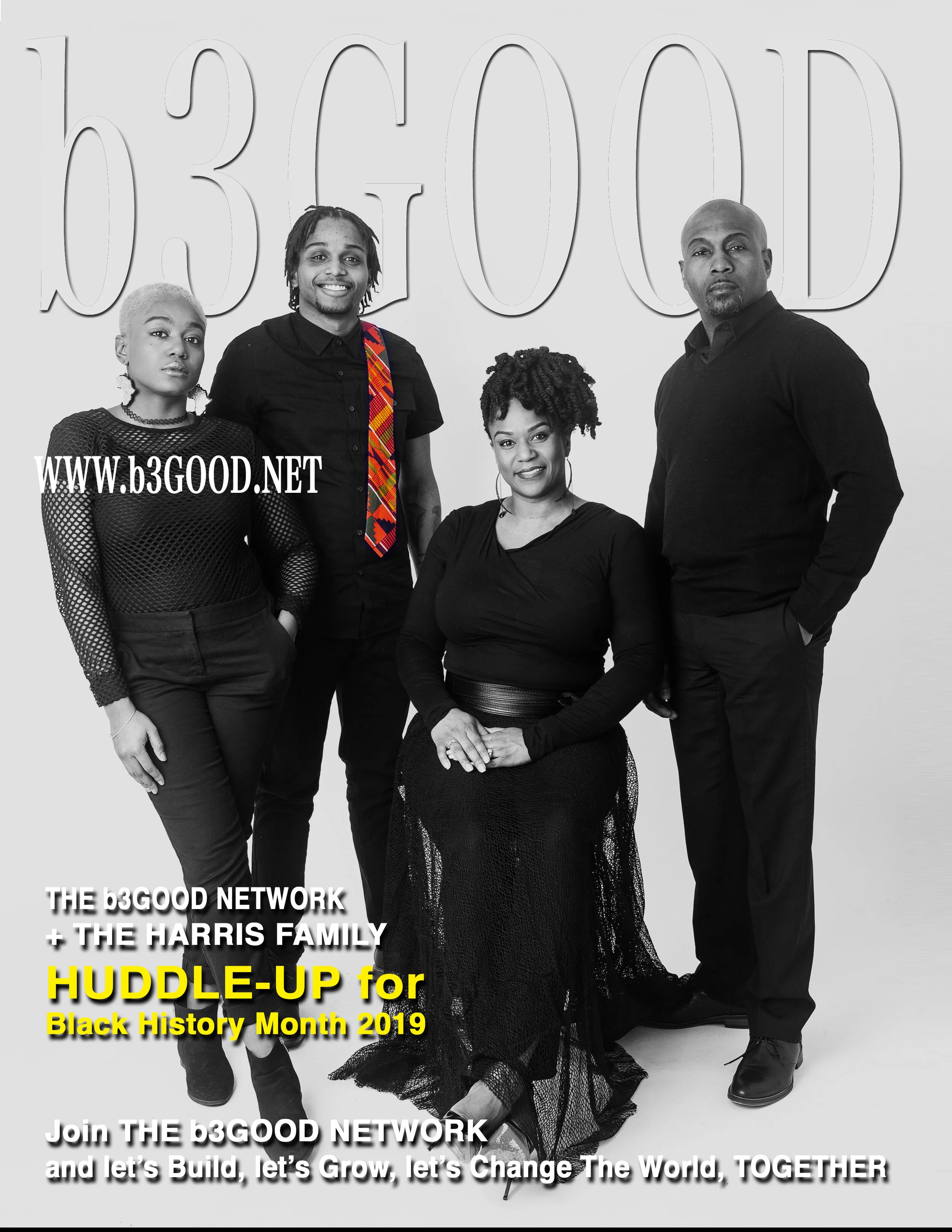 Huddling-Up for Black History Month: With The Harris Family
