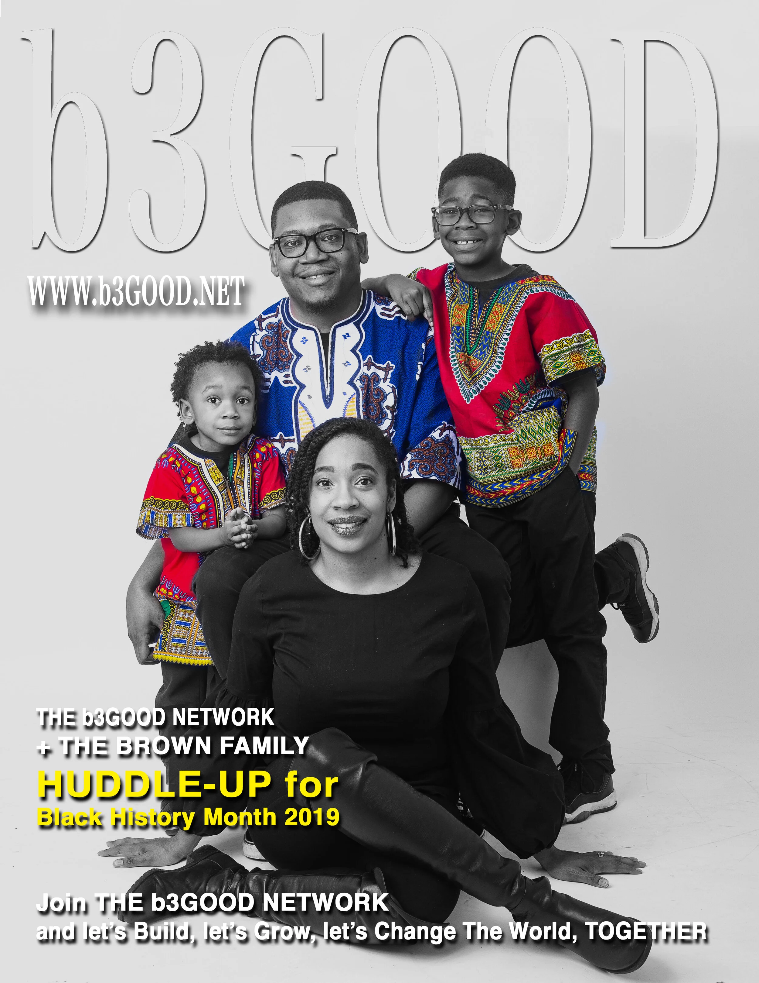 Huddling-Up For Black History Month: With The Brown Family