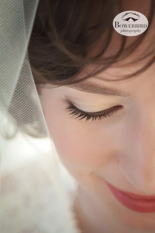 The beautiful bride waits before her ceremony at the historic Mark Hopkins Hotel. © Bowerbird Photography 2013; Mark Hopkins Hotel, San Francisco.