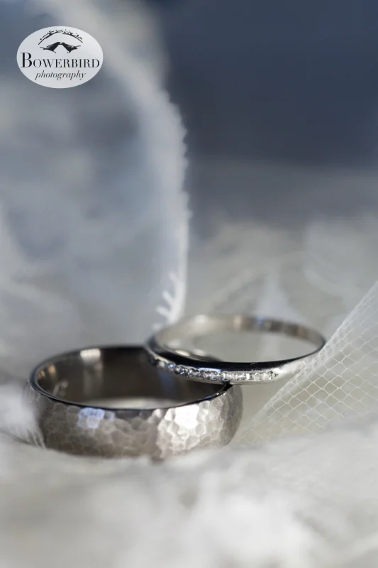 The bride and groom's wedding bands. © Bowerbird Photography 2013; Mark Hopkins Hotel, San Francisco.