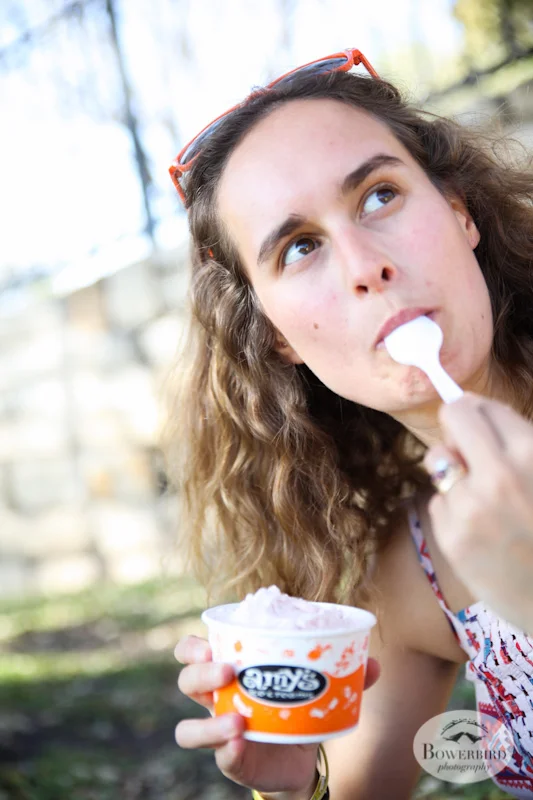 Much needed Amy's ice cream break. © Bowerbird Photography, Austin and SXSW 2013 Photo.