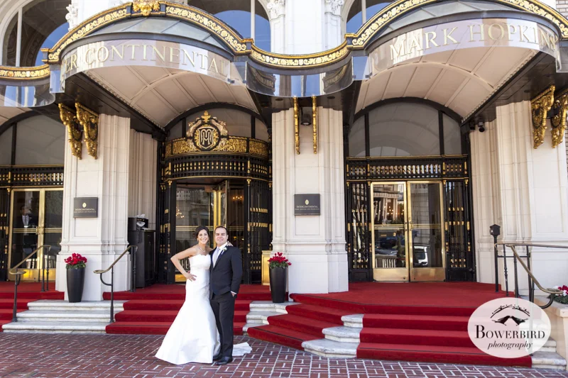 San Francisco Wedding Photography at the Intercontinental Mark Hopkins. © Bowerbird Photography.