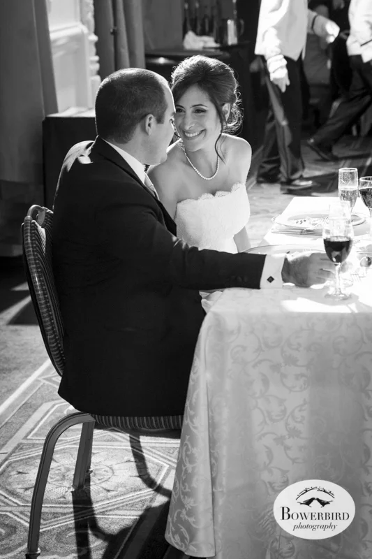 San Francisco Wedding Photography at the Intercontinental Mark Hopkins. © Bowerbird Photography.