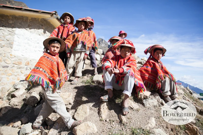 Schoolchildren in Yanamayo, Peru © Bowerbird Photography 2015