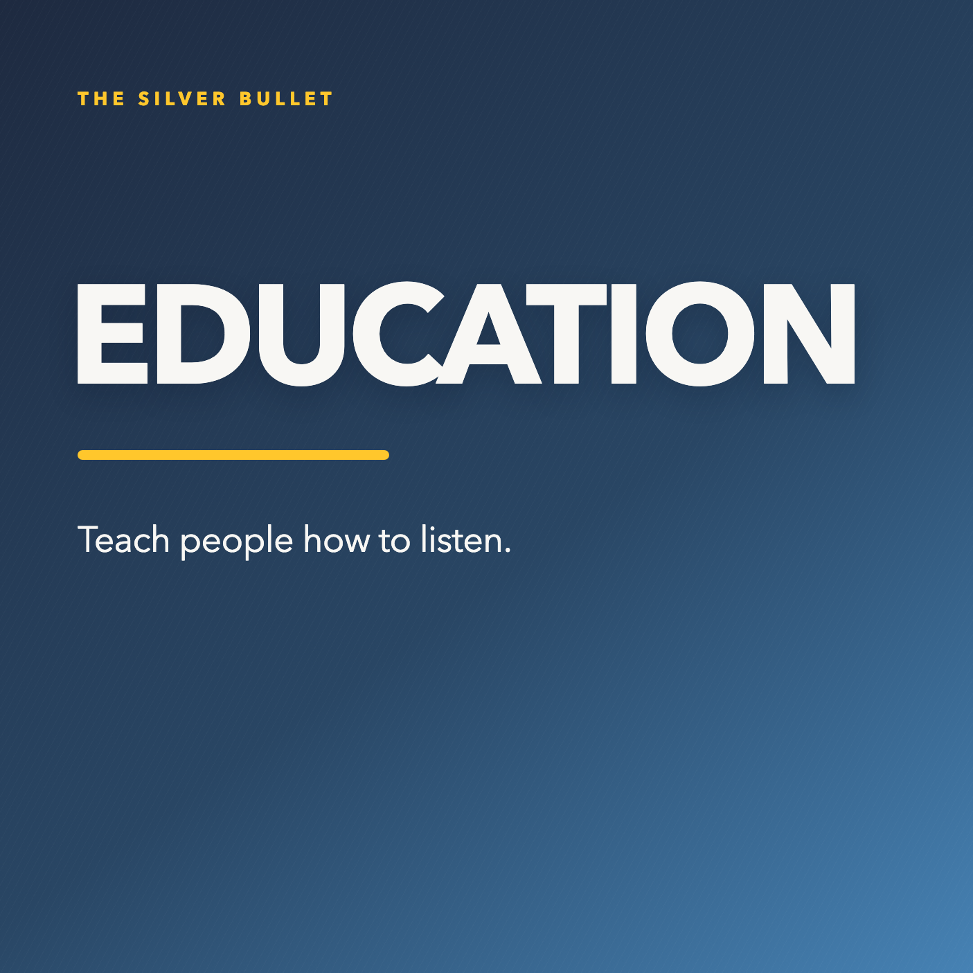 The silver bullet in growing podcasting