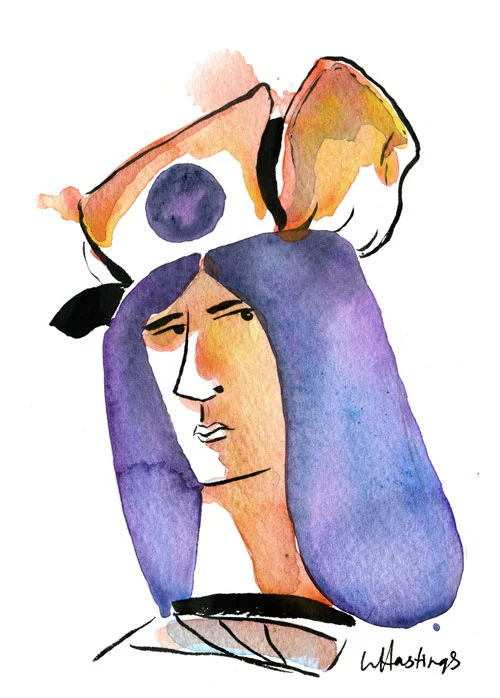The Prince 5" x 7" ink & Watercolor | 2013