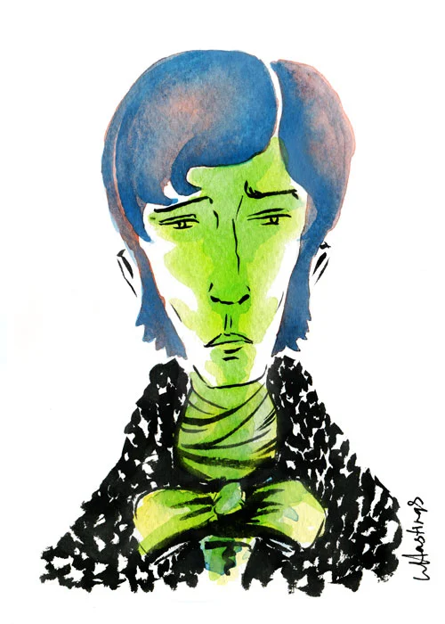 Mr. Darcy 5" x 7" ink & Watercolor | 2013