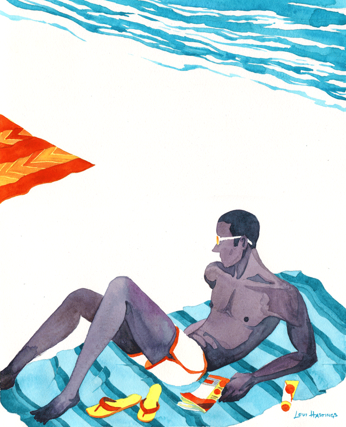 Personal Space11" x 14" watercolor