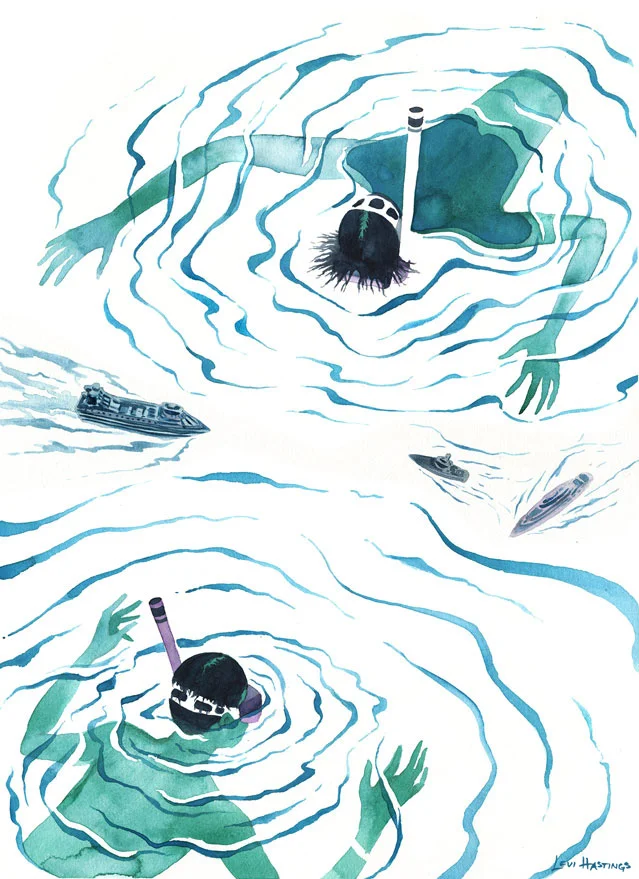 Breathe Normally11" x 14" Watercolor