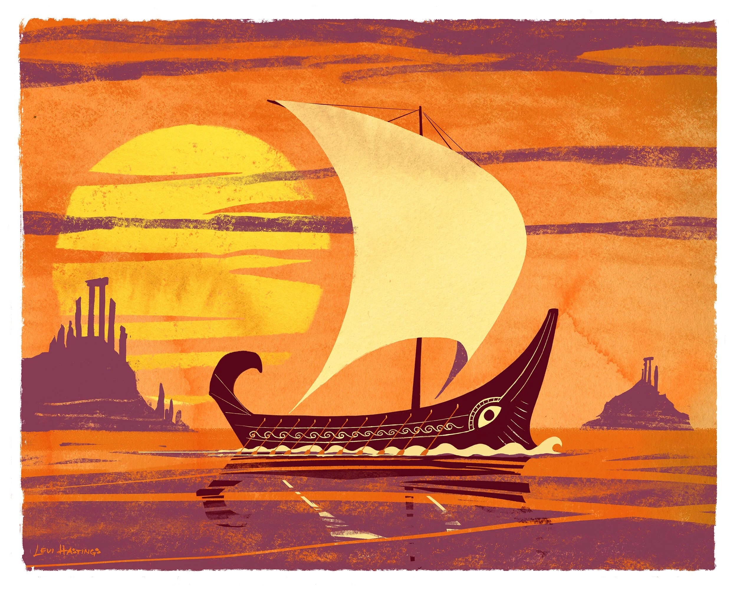 11” x 14 Giclee print