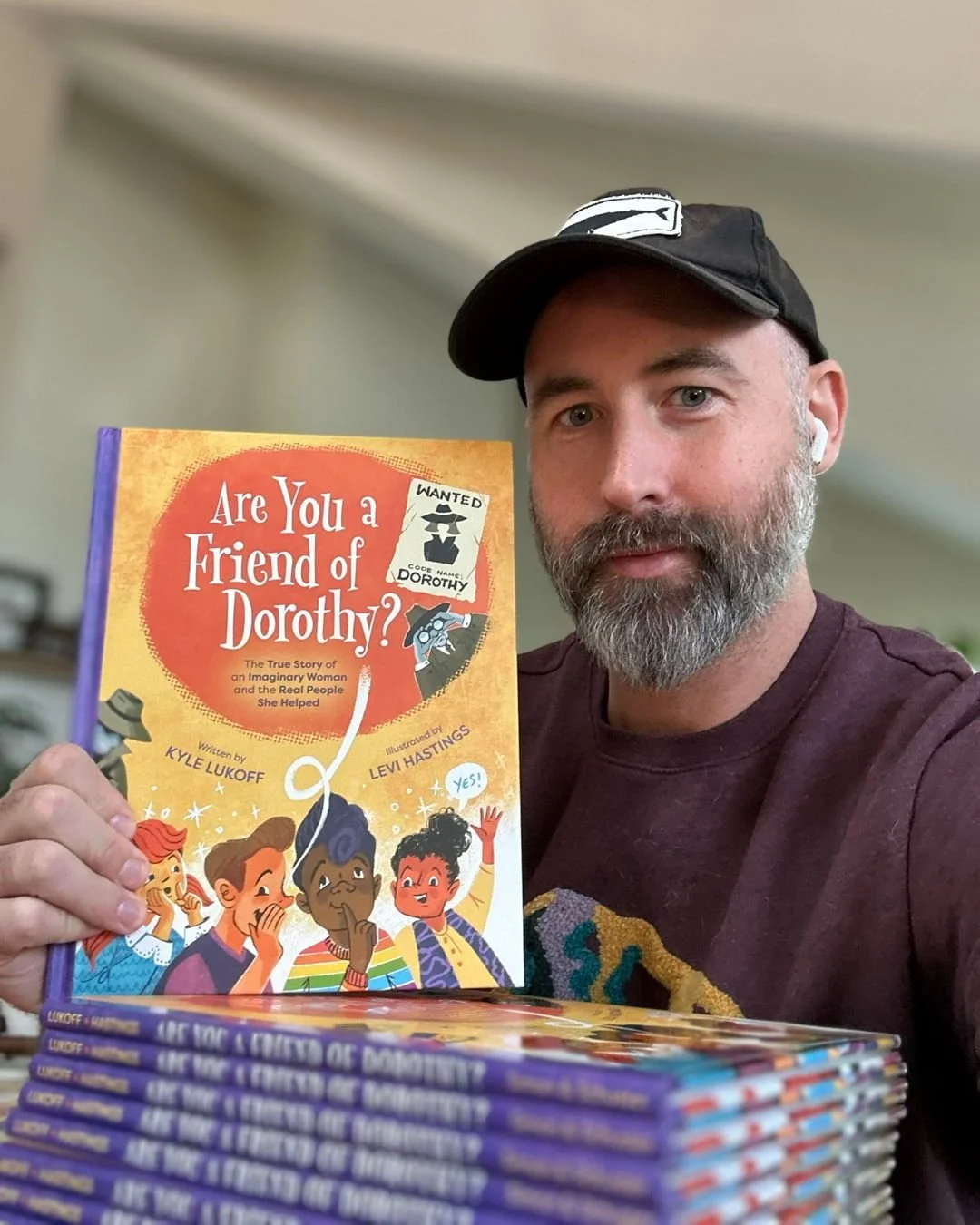 My new book is out today! 

&ldquo;Are you a friend of Dorothy?&rdquo; written by Kyle Lukoff and published by Simon and Schuster, is the true story of an imaginary woman and the real people she helped..

This book is about the ways queer people in h