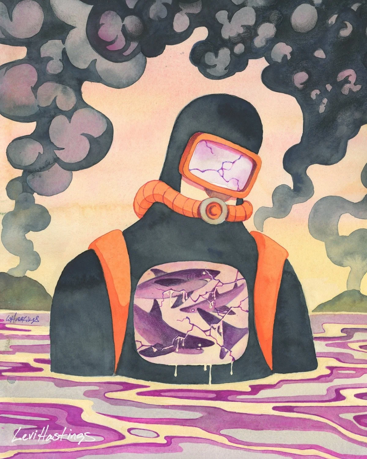 Sink or scream? Dissociate or drown? 
The options seem more limited by the day. 
The tide of horrors is relentless, and the waves are swirling with microplastics. 
Do we surrender to the despair or swim through the sludge? 
What can we save and what 