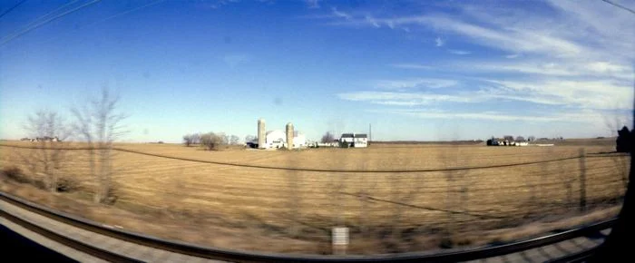 My favorite windows to gaze out of are train windows.