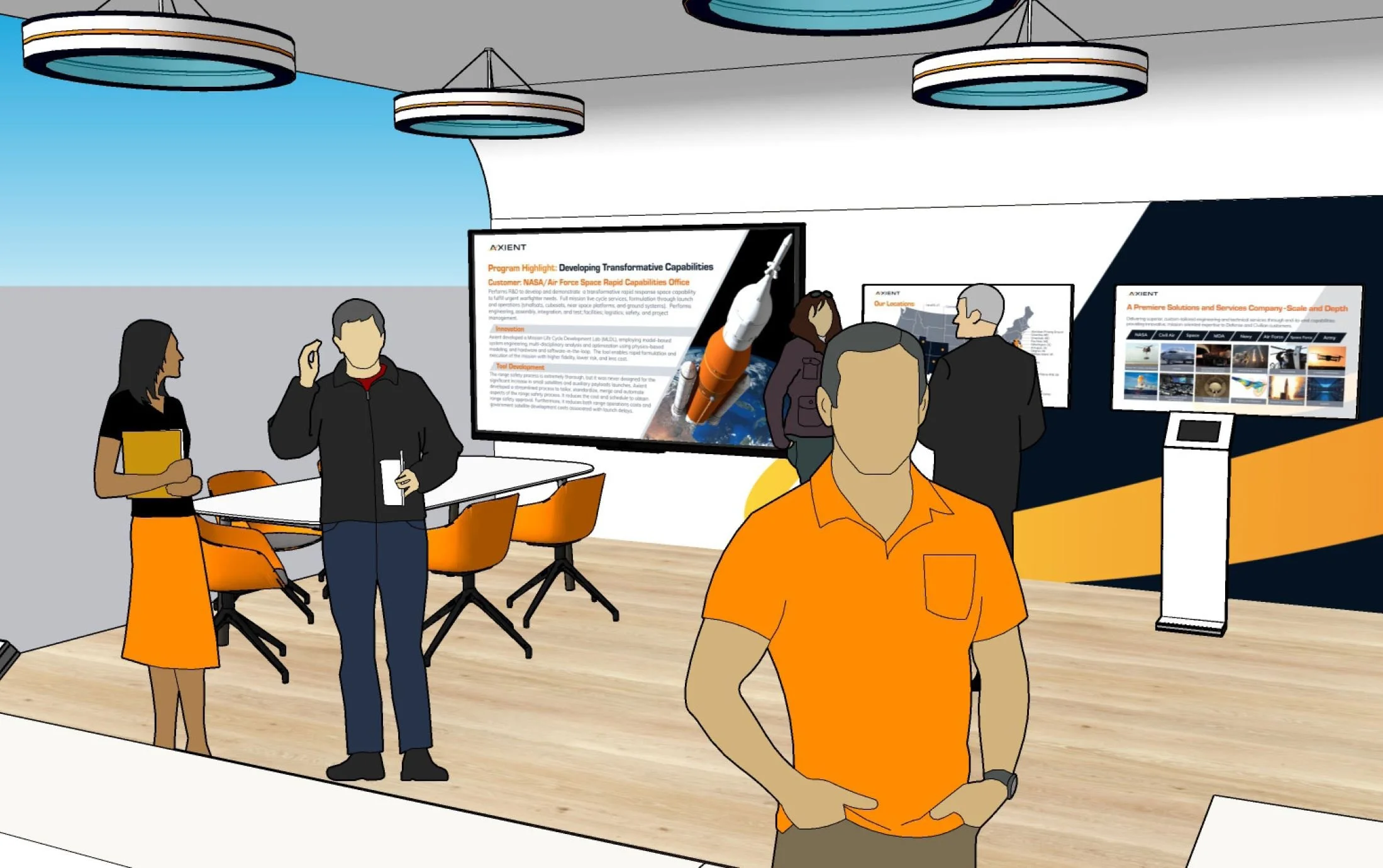 Axient Trade Show Booth - Model