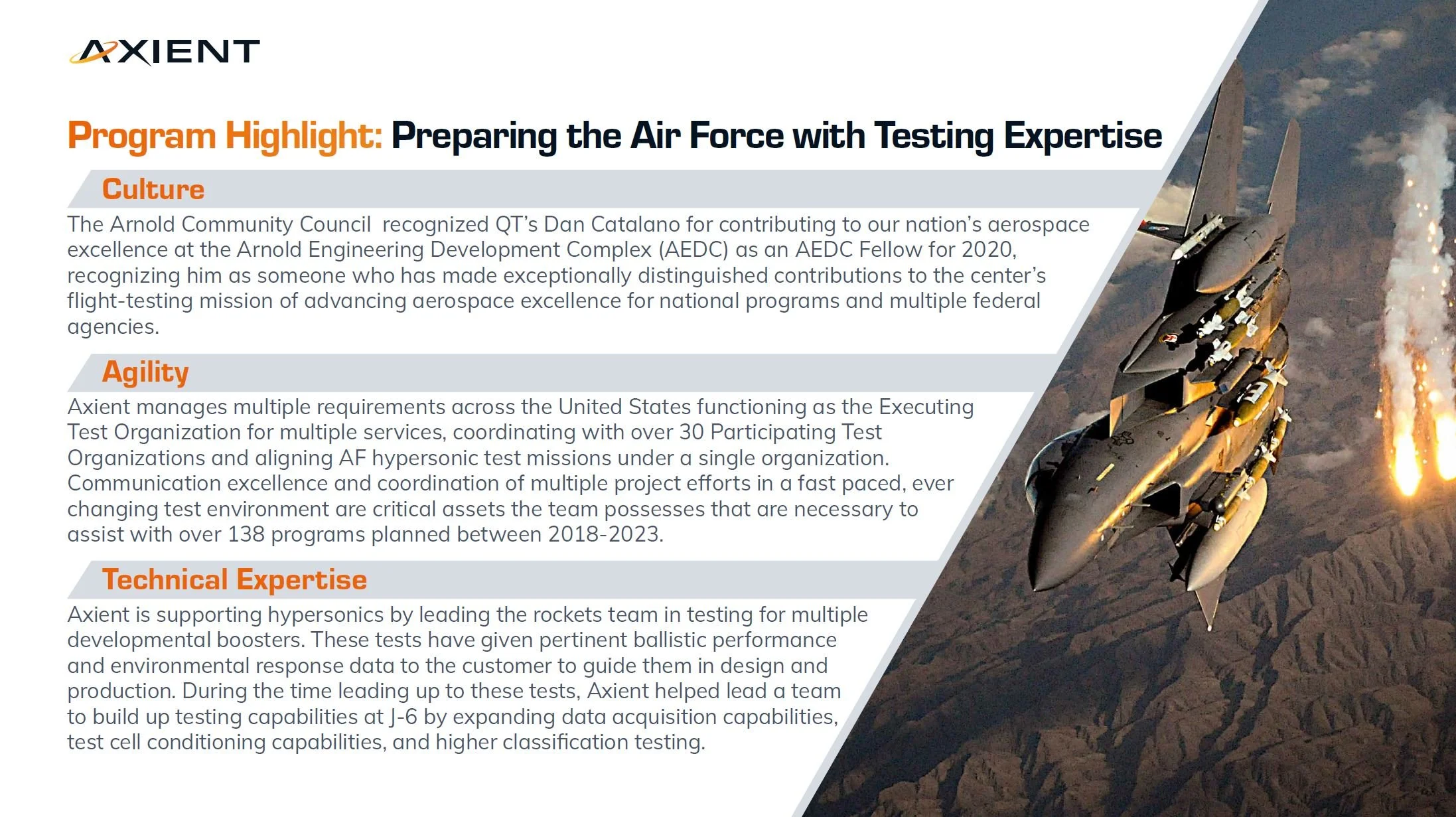 Axient Company Overview Slide Deck