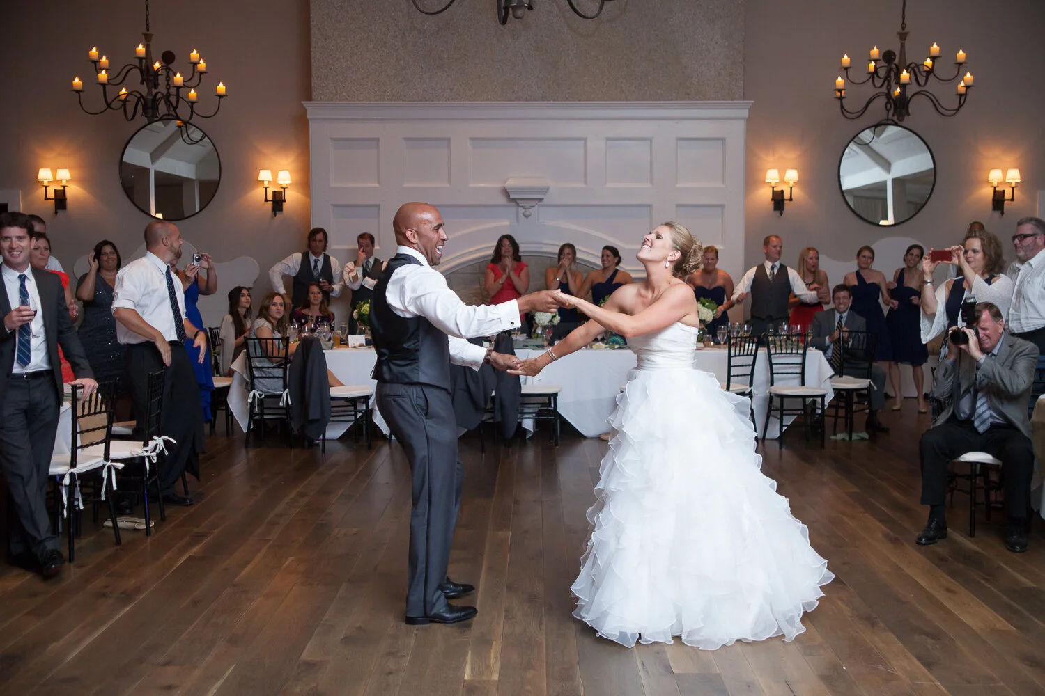 cutting a rug for first dance