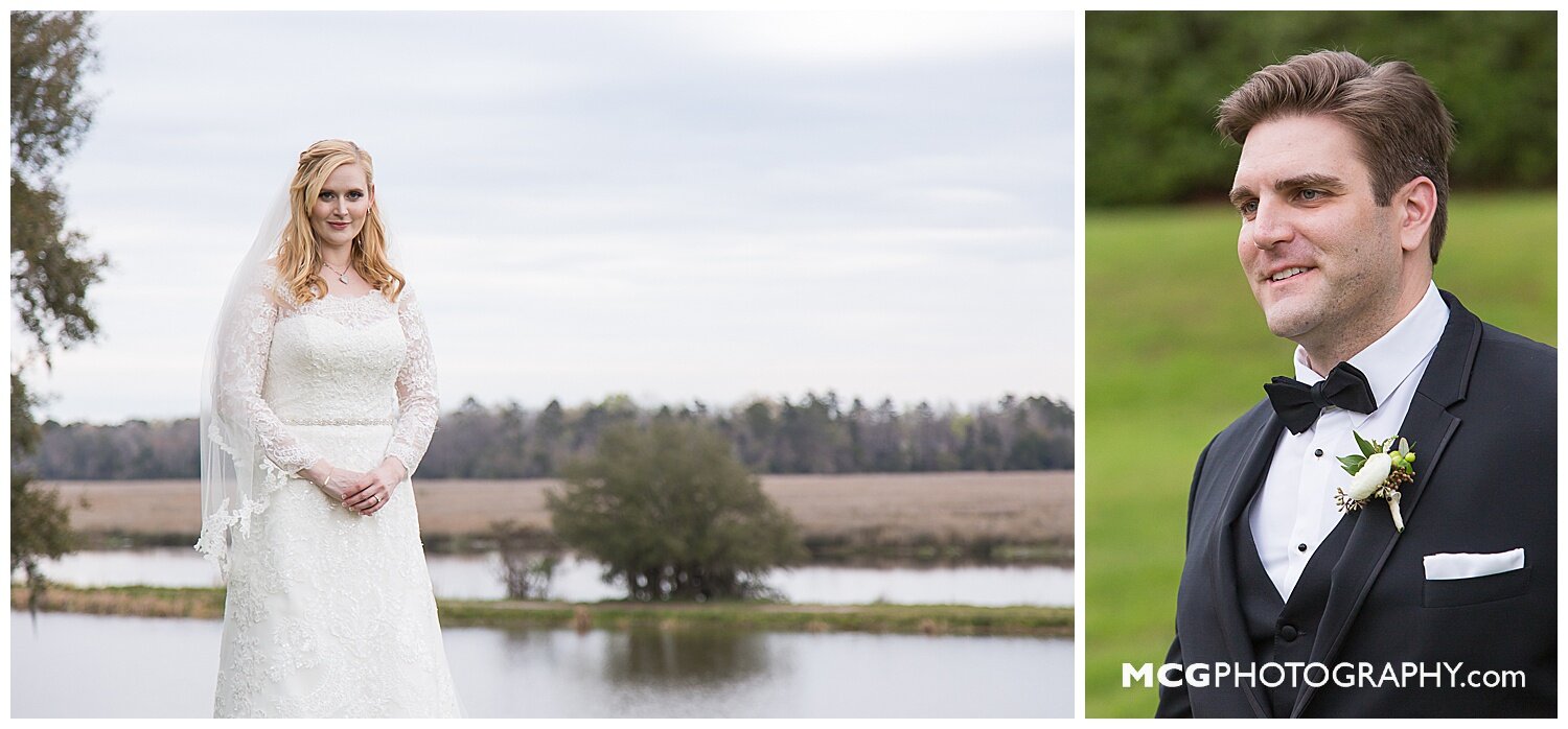 Middleton Place Wedding Couple Portraits