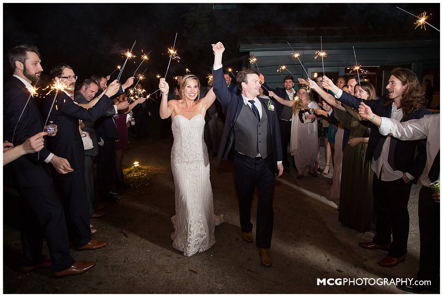 Magnolia Plantation Wedding Exit