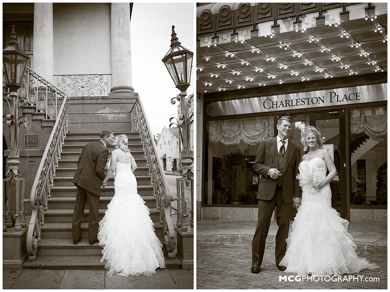 Charleston Elopement Sepia Photography