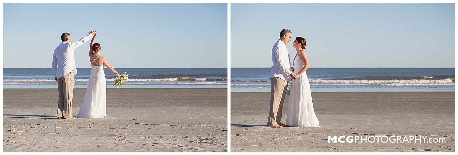 Kiawah Beach elopement 