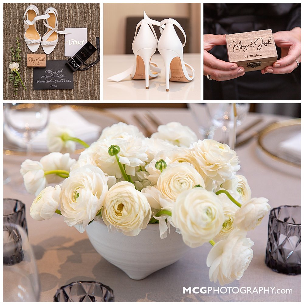 high end wedding details