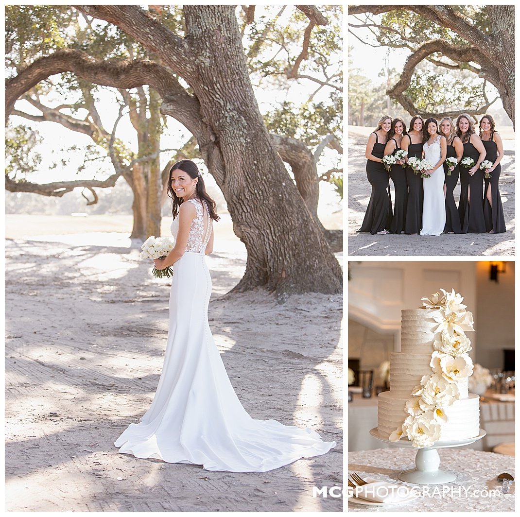 Kiawah bride and bridesmaids