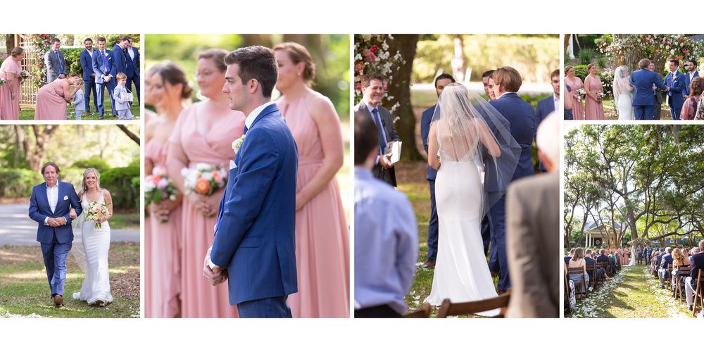 outdoor ceremony at River Course