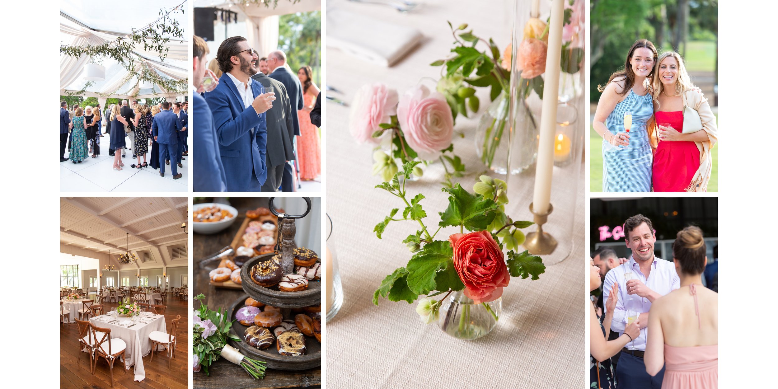 Spring Wedding - Cocktail Hour and details 